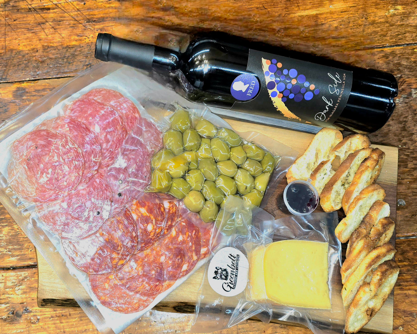 Fred and Kevin's Curated Charcuterie and Darkside Board